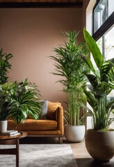 illustration, ultimate guide choosing indoor plants enhancing air quality purification your home, houseplants, decor, sustainability, greenery