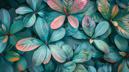 design texture plant pastel top view illustration