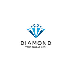 Diamond logo design icon vector template
