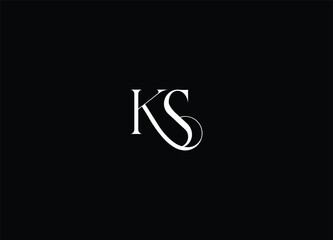 KS creative logo design and letter logo