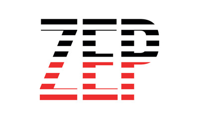 ZEP three initial letter iconic line negative space minimal logo design vector template. monogram, abstract, wordmark, business, typography, minimalist, brand, company, flat, modern, unique, simple