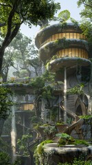 Social media groups dedicated to innovative architecture and rare plant conservation with VR tours