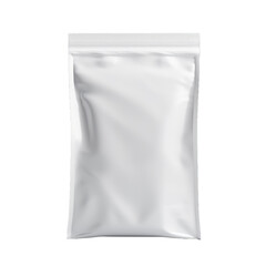 A blank plastic pet food bag isolated on transparent background, png