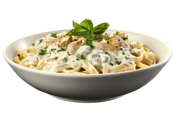 White Bowl Filled With Pasta Covered in Sauce. A white ceramic bowl is filled with cooked pasta and generously doused in savory tomato sauce, creating a comforting and appetizing meal.