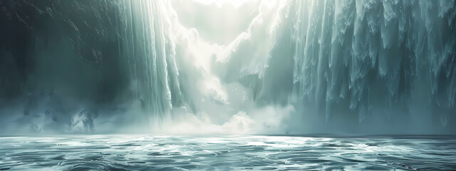 Gravity's Mirage: The Waterfall That Flows Upward