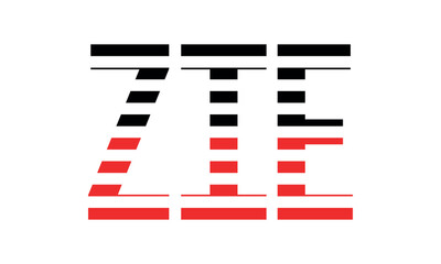 ZIE three initial letter iconic line negative space minimal logo design vector template. monogram, abstract, wordmark, business, typography, minimalist, brand, company, flat, modern, unique, simple