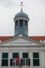 Jakarta History Museum, Old Building view from Fatahillah field, Old Town in Jakarta