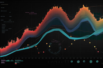 Experience the artistry of stock market visualization through inventive and original graphs.