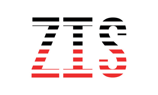 ZIS three initial letter iconic line negative space minimal logo design vector template. monogram, abstract, wordmark, business, typography, minimalist, brand, company, flat, modern, unique, simple