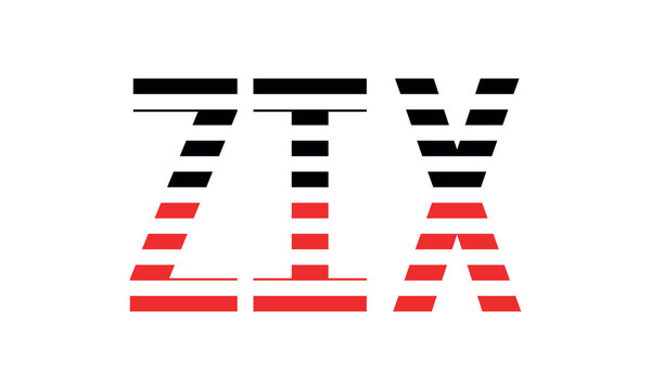 ZIX three initial letter iconic line negative space minimal logo design vector template. monogram, abstract, wordmark, business, typography, minimalist, brand, company, flat, modern, unique, simple
