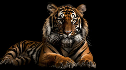 Majestic Sumatran Tiger Portrait