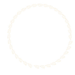 Hand drawn floral frames with flowers. Wreath. Elegant logo template. Vector illustration for labels, branding business identity, wedding invitation