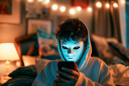 Anonymity in the Age of Connectivity: Youth Behind Masks