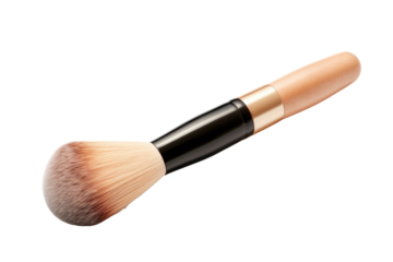 Close Up of Brush. This close-up shot showcases a brush bristle detail against a clean white background. The bristles are visible in intricate detail, highlighting their texture and structure.
