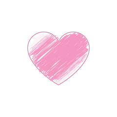 Love Scrible line art