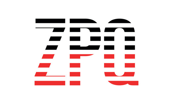 ZPQ three initial letter iconic line negative space minimal logo design vector template. monogram, abstract, wordmark, business, typography, minimalist, brand, company, flat, modern, unique, simple