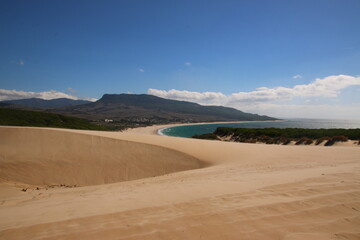 Dunes of Bolonia Beach (Playa de Bolinia, Tarifa, Andalusia, Spain)
