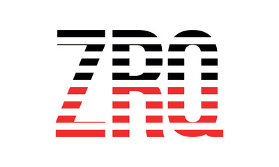 ZRQ three initial letter iconic line negative space minimal logo design vector template. monogram, abstract, wordmark, business, typography, minimalist, brand, company, flat, modern, unique, simple