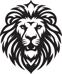 lion head logo design