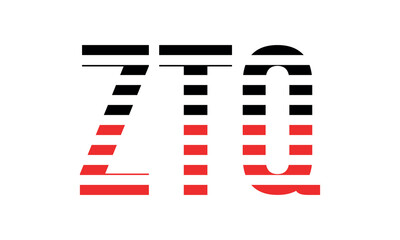 ZTQ three initial letter iconic line negative space minimal logo design vector template. monogram, abstract, wordmark, business, typography, minimalist, brand, company, flat, modern, unique, simple