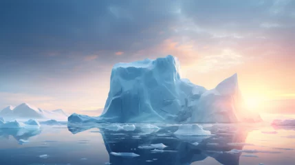 Foto op Canvas iceberg in polar regions © Noah