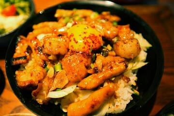 ホルモン丼