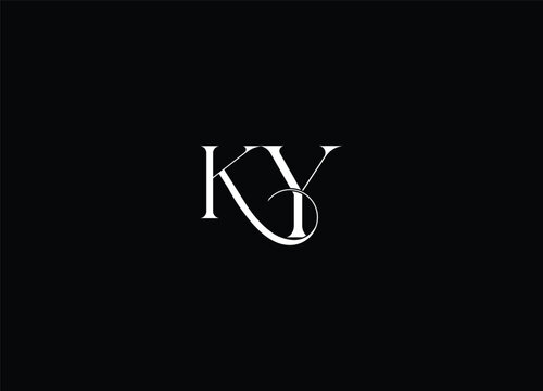KY  creative logo design and letter logo