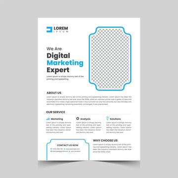 Corporate flyer template design for a business proposal,Modern, advertisement, marketing, promotion