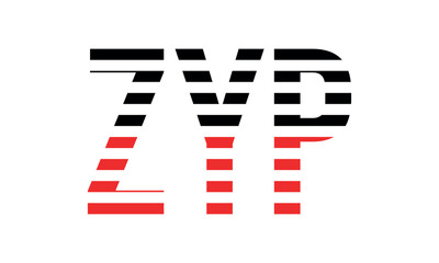 ZYP three initial letter iconic line negative space minimal logo design vector template. monogram, abstract, wordmark, business, typography, minimalist, brand, company, flat, modern, unique, simple