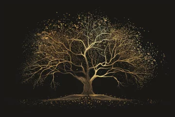 Tuinposter Genealogy tree illustration © kramynina