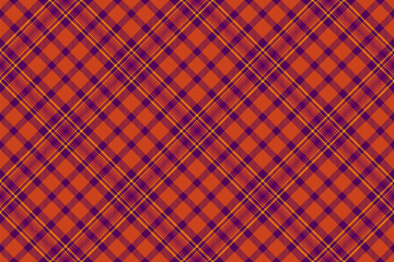 Plaid vector texture of textile fabric tartan with a seamless pattern background check.