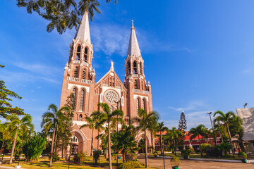 Saint Marys Cathedral, aka Immaculate Conception Cathedral, at Yangon, Myanmar Burma - 749843354