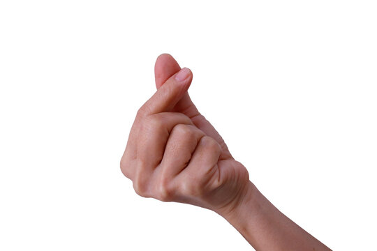 Isolated photo of two hands making a thumbs up sign, a common gesture for approval or success