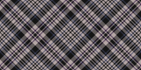 Model tartan background check, jpg fabric texture plaid. Carpet seamless vector textile pattern in pastel and black colors.