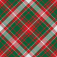 Seamless pattern of scottish tartan plaid. Repeatable background with check fabric texture. Vector backdrop striped textile print. - 749844193