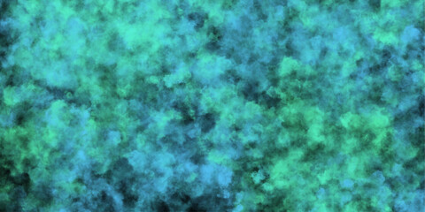 Fototapeta na wymiar Mint cloudscape atmosphere vapour,nebula space.mist or smog realistic fog or mist,smoke isolated for effect,smoky illustration ethereal,reflection of neon smoke exploding. 