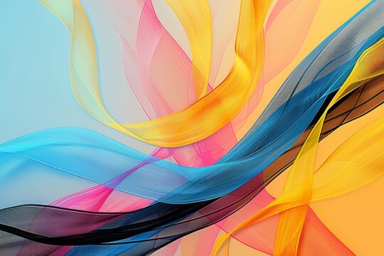 Colors of May, periwinkle blue, pastel pink and soft pastel yellow with space for your text fo awareness day in may