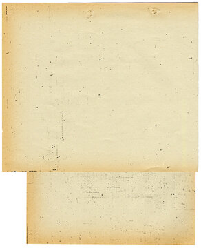 Altes Kopierpapier mit Kopierflecken Kopierfehlern Tonerflecken