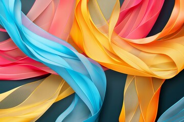 Colors of May, periwinkle blue, pastel pink and soft pastel yellow with space for your text fo awareness day in may