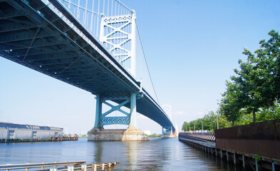 Franklin Bridge, Schuylkill River, Philadelphia, Pennsylvania, United States