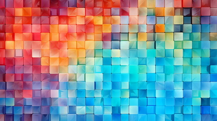 colorful cube background and wallpaper, modern square geometric style background