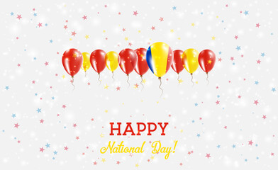 Romania Independence Day Sparkling Patriotic