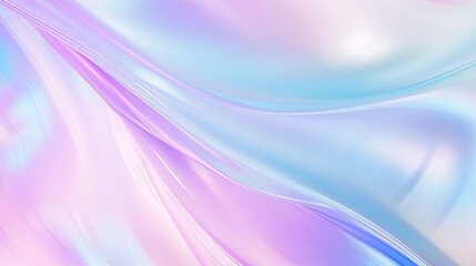 Fototapeta premium Holographic Foil Blurred Abstract Background with Soft Pastel Colors.
