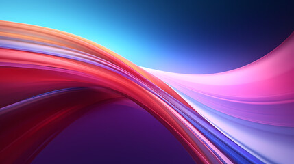 Fototapeta premium Modern stylish abstract design, 3D neon abstract background