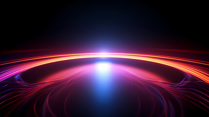 Fototapeta premium Modern stylish abstract design, 3D neon abstract background