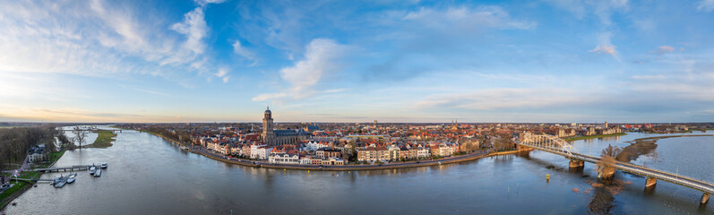aerial panorama of Deventer, the Netherlands - 749853382