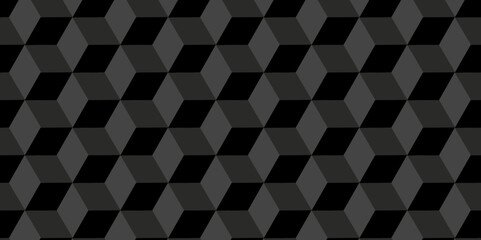 Abstract black and gray style minimal blank cubic. Geometric pattern illustration mosaic, square and triangle wallpaper.	