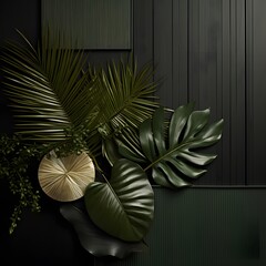 featuring a symphony of palm leaves in celebration of St. Patrick's Day