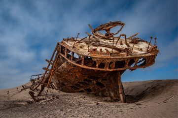 Edward Boland shipwreck on the Skeleton Coast