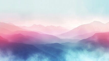Abstract Colorful Wallpaper of the Misty Mountain Range Background. - obrazy, fototapety, plakaty
